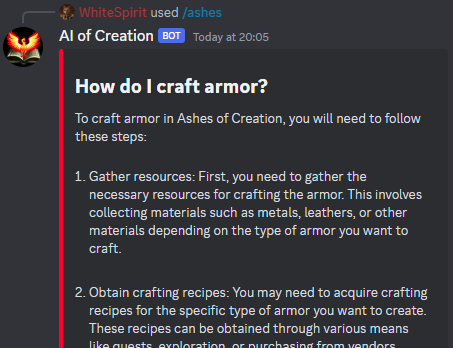 AI of Creation in Action